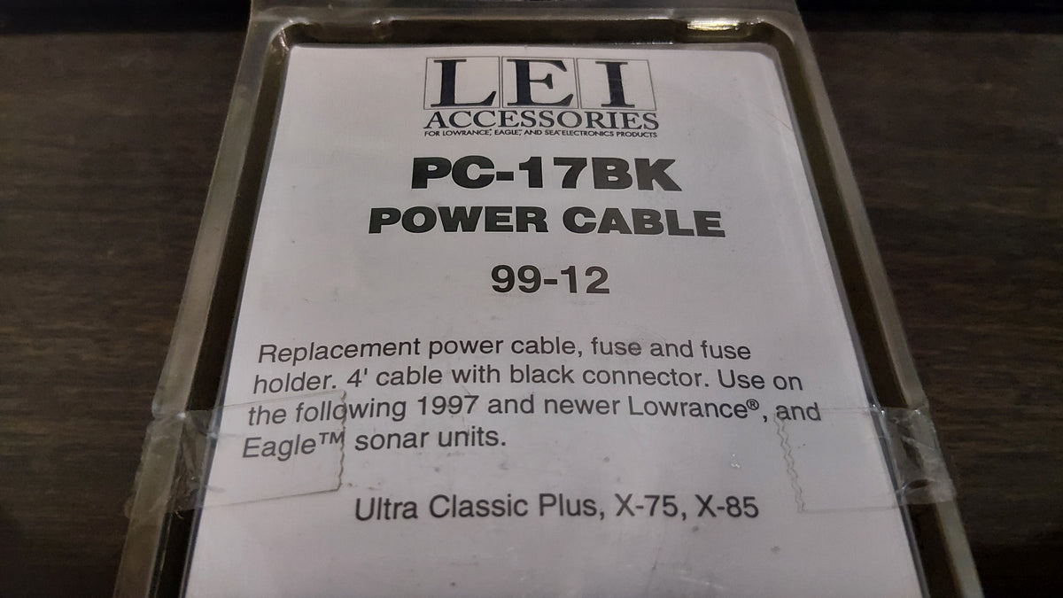 LEI PC-17BK 99-12 Power Cable