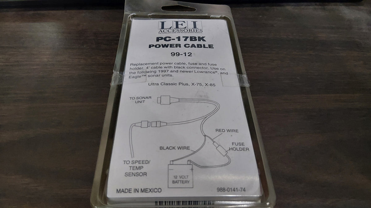 LEI PC-17BK 99-12 Power Cable